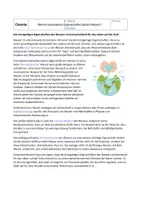 Vorschau - Arbeitsblätter - Besondere Eigenschaften des Wassers - Klasse 8, Chemie - Seite 1