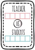 Vorschau - Poster - classroom management - Belohnungssystem "teacher vs. students" (Back to school) - Seite 1