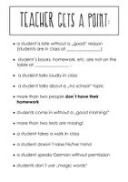 Vorschau - Poster - classroom management - Belohnungssystem "teacher vs. students" (Back to school) - Seite 2