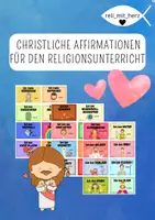 Vorschau - Poster - Christliche Affirmationen für den Religionsunterricht - Deckblatt