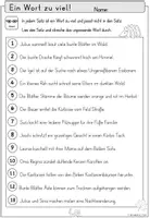 Vorschau - Arbeitsblätter - Herbst: Ein Wort zu viel – Deutschübungen für die 2. und 3. Klasse - Seite 3