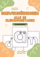 Vorschau - Arbeitsblätter - Schwungübungen - Alle Kleinbuchstaben von a-z - Deckblatt