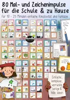 Vorschau - Mal- und Bastelvorlagen - 80 Mal- und Zeichenimpulse + Vertretungsstunden / Malimpulse / Malen - Seite 2