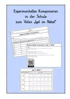 Vorschau - Arbeitsblätter - Experimentelles Komponieren (Unterrichtsreihe) - Deckblatt
