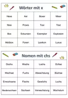 Vorschau - Spiele - Bingo: Rechtschreibung – Wörter mit ks-Laut - Deckblatt