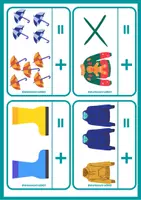 Vista previa - Tarjetas / Manipulativos - Iniciación a la suma y la resta - página 3