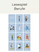 Vorschau - Spiele - Ich habe ... Wer hat ... ? Lesespiel Berufe - Deckblatt