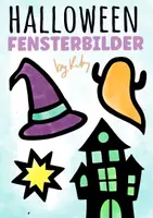 Vorschau - Mal- und Bastelvorlagen - Halloween Fensterbilder - Basteln mit Transparentpapier - Deckblatt
