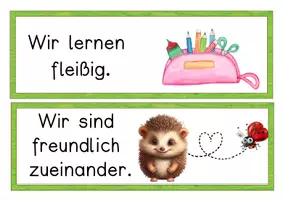 Vorschau - Anderer Materialtyp - Klassenregeln - Igelklasse - Seite 3