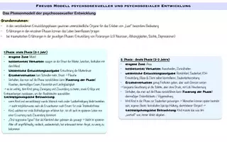 Vorschau - Text - Das Phasenmodell der psychsosexuellen Entwicklung - Seite 1