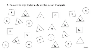 Vista previa - Hojas de trabajo - Lenguaje y Atención para colorear - página 3