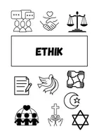 Vorschau - Arbeitsblätter - Deckblatt Ethik/ Werte und Normen - Seite 1
