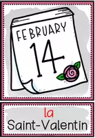 Vista previa - Tarjetas / Manipulativos - LA SAINT - VALENTIN - Tarjetas de imágenes y palabras - página 1