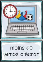 Vista previa - Tarjetas / Manipulativos - LES RÉSOLUTIONS POUR LE NOUVEL AN - Tarjetas con imágenes - página 3