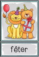 Vista previa - Tarjetas / Manipulativos - LA FÊTE - Tarjetas de imágenes y palabras - página 2