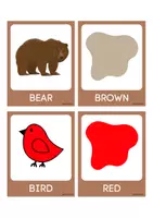 Vorschau - Spiele - Brown bear, brown bear flashcards in English - Seite 2