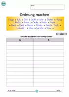 Vorschau - Unterrichtsreihen - G - K (Anlaut) 48 Wortkarten Spiel App - Seite 2