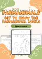 Vorschau - Arbeitsblätter - Farm Animals - Lerne die Tiere und ihre Schreibweise kennen - Deckblatt