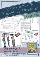 Vorschau - Arbeitsblätter - "The Pledge of Allegiance" - Stundenmaterial - Deckblatt