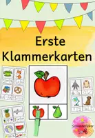 Vorschau - Fördermaterial/Inklusion - erste Klammerkarten, Förderung, Förderschule, Zuordnung - Deckblatt