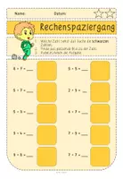 Vorschau - Arbeitsblätter - Rechenspaziergang Herbst2 Einmaleins ZR100 - Seite 1