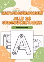 Vorschau - Arbeitsblätter - Schwungübungen - Alle Großbuchstaben von A-Z - Deckblatt