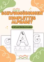 Vorschau - Arbeitsblätter - Schwungübungen für das komplette Alphabet (Groß und Kleinbuchstaben) - Deckblatt