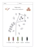 Vorschau - Arbeitsblätter - Malen nach Buchstaben - Deutsch - Unterricht - Seite 2