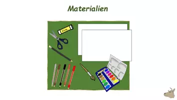 Vorschau - Mal- und Bastelvorlagen - Pilz-Wiese Kunst Klasse 1-4 Digital Herbst Schritt für Schritt Anleitung - Seite 3