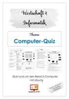 Vorschau - Quiz - Wik/Inf - Computer-Quiz - Deckblatt