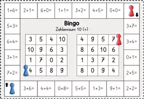 Vorschau - Spiele - Materialpaket: Spielfelder Mathe (ZR 10, ZR 20 und ZR 100) - Seite 1