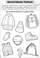 Vorschau - Arbeitsblätter - Verkehrserziehung: Sichere Kleidung (ABs & Tafelmaterial) - Seite 3