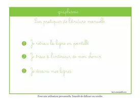 Aperçu - Feuilles d'exercices - Graphisme : Les pratiques de l’écriture manuelle - Page 3