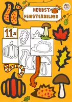 Vorschau - Mal- und Bastelvorlagen - Fensterbilder Herbst, Basteln Fensterbilder, Herbstmotive - Deckblatt