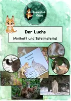 Vorschau - Mal- und Bastelvorlagen - Luchs Miniheft, Merkheft, 1. Klasse Sachunterricht - Deckblatt