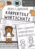 Vorschau - Arbeitsblätter - Mini-Lapbook | Körperteile Wortschatz | für alle Sprachen - Deckblatt