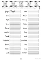 Vorschau - Arbeitsblätter - Wörter überarbeiten, Fehler finden mit der Fresch-Methode (Ableiten, Verlängern, Merkwörter usw.) - Seite 1