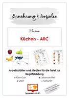 Vorschau - Arbeitsblätter - Ernährung & Soziales - Küchen-ABC - Deckblatt