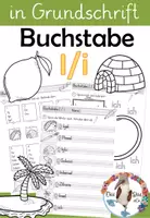 Vorschau - Arbeitsblätter - Buchstabe I / i - Einführung in GRUNDSCHRIFT - inklusive Geschichte und Puzzle - Deckblatt