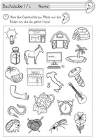 Vorschau - Arbeitsblätter - Buchstabe I / i - Einführung in GRUNDSCHRIFT - inklusive Geschichte und Puzzle - Seite 2