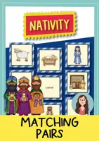 Vista previa - Juegos / Gamificación - Nativity Matching Pairs Game | Juego de Memory (inglés) - Portada
