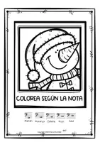 Vista previa - Hojas de trabajo - Fichas Musicales de Navidad Gratis | Teoría Musical - página 3