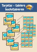 Vorschau - Spiele - Tablero + tarjetas deletrear Spanisch buchstabieren - Deckblatt