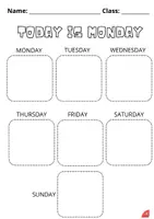 Vorschau - Klassenarbeiten - Today is Monday Aktivitäten - Seite 3