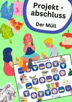 Vorschau - Spiele - Müllprofis - Brettspiel zum Thema Müll für die Volksschule (Österreich) - Deckblatt