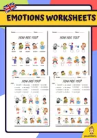 Vista previa - Hojas de trabajo - How are you worksheets. Emotions and feelings - Portada