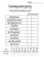Vorschau - Arbeitsblätter - Lesespaziergang - Herbstzauber - 3-fach differenziert - Seite 3
