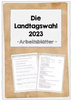 Vorschau - Arbeitsblätter - Materialpaket Landtagswahlen 2023 - Deckblatt