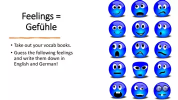 Vorschau - Spiele - Guessing Game: Feelings/Emotions (Vokabel einführen/üben) - Beginners - Seite 1