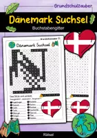 Vorschau - Arbeitsblätter - Dänemark - Sparpaket - Materialpaket - Seite 1